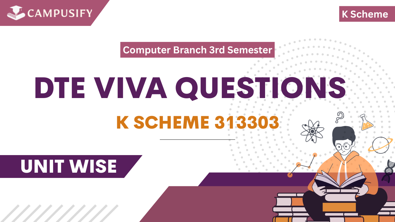 DTE Viva Questions for MSBTE K scheme 313303
