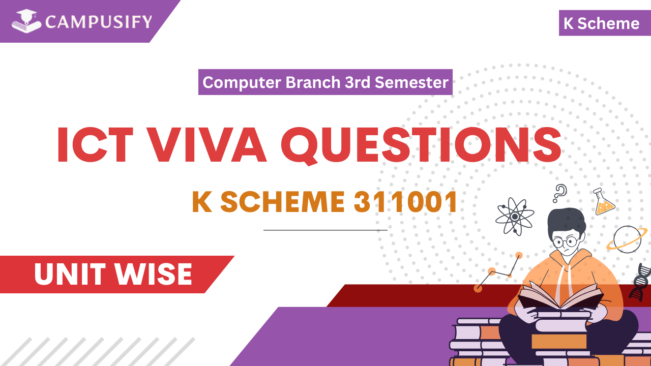 ICT Viva Questions & Answers for K scheme 311001