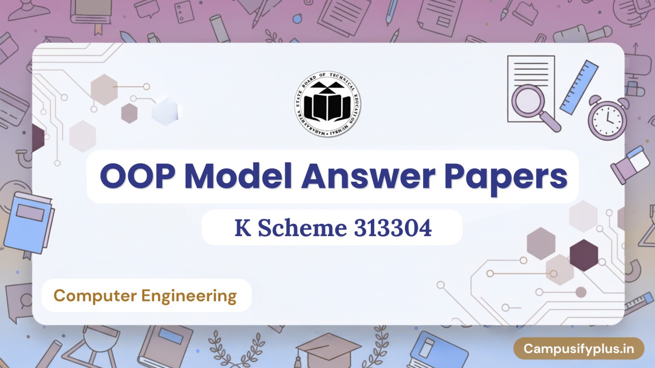OOP Model Answer Papers for K scheme 313304
