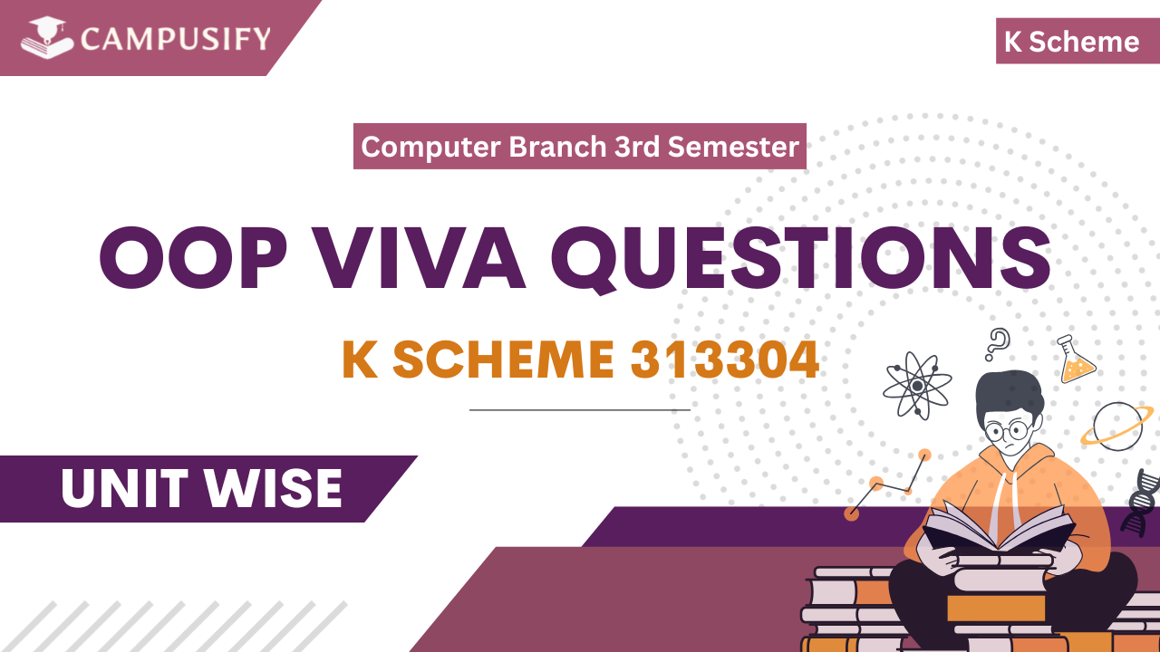 OOP Viva Questions for MSBTE K scheme 313304