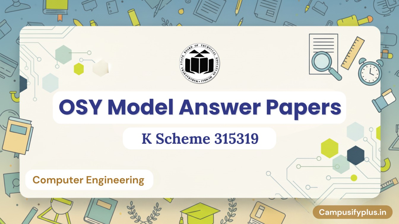OSY Model Answer Papers for K scheme 315319