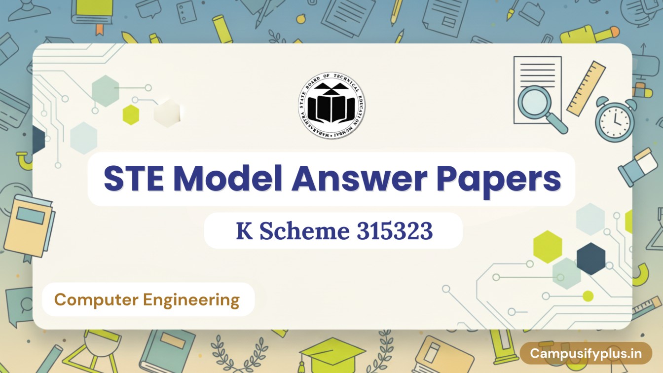 STE Model Answer Papers for K scheme 315323