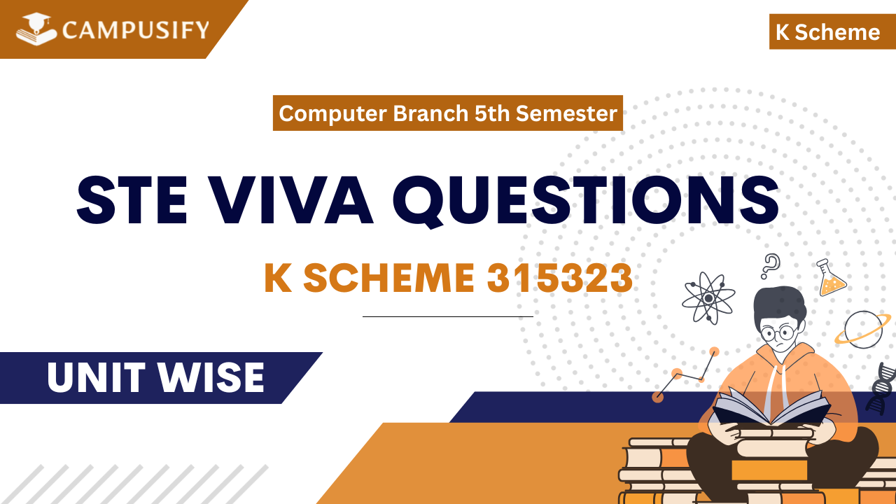 STE Viva Questions for K scheme 315323