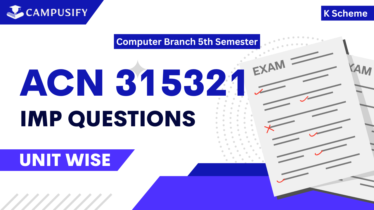 ACN Important Questions K Scheme 315321 MSBTE