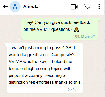 Testimonial from Amruta