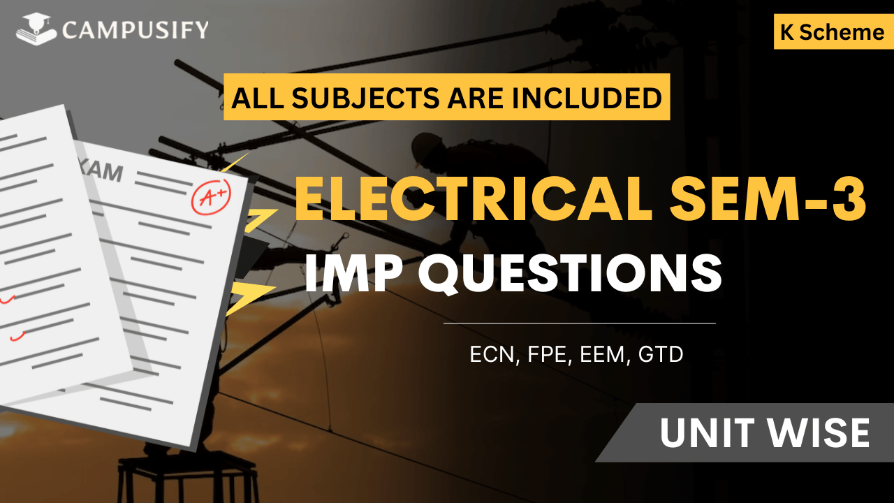 EE3K IMP Questions for Winter 2025 K scheme