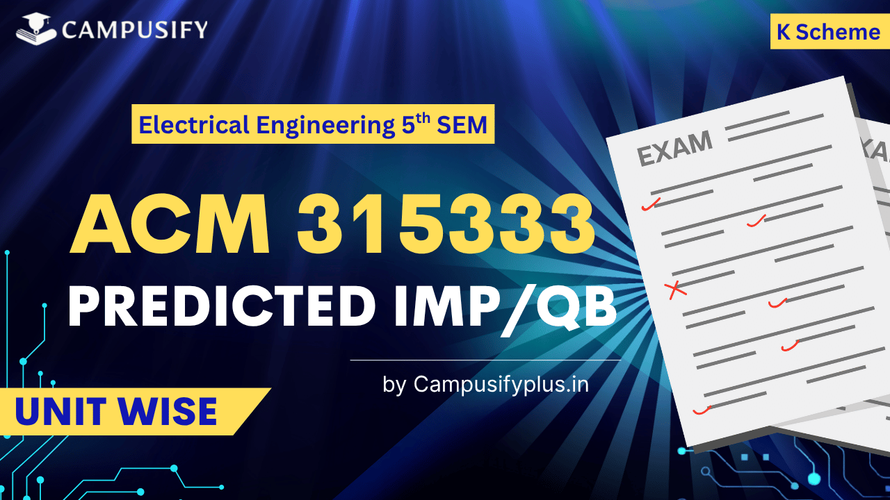 ACM Predicted IMP QB K Scheme 315333 MSBTE