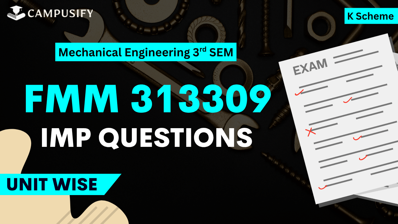 FMM Important Questions K Scheme 313309 MSBTE