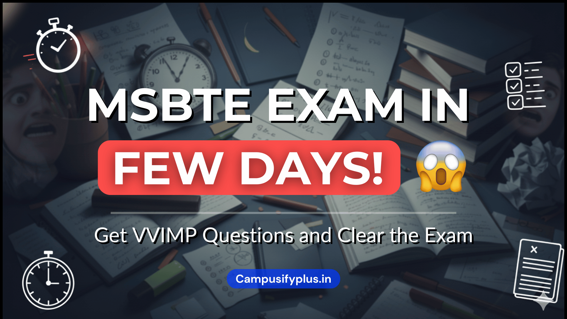 MSBTE Exam in few Days! Get VVIMP Questions to Pass