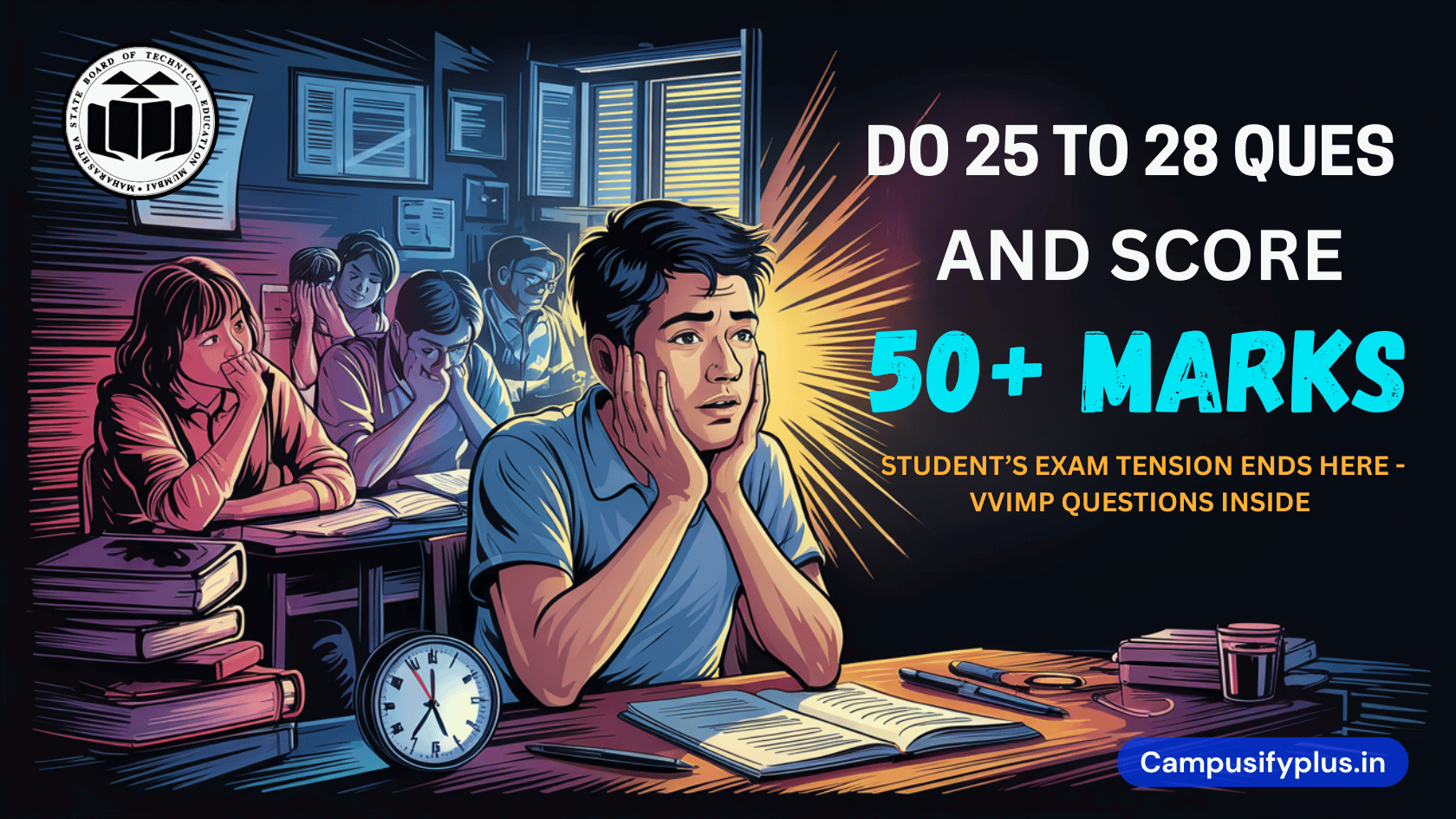 Only 25–28 Questions to Score 50+ Marks in MSBTE Exam!