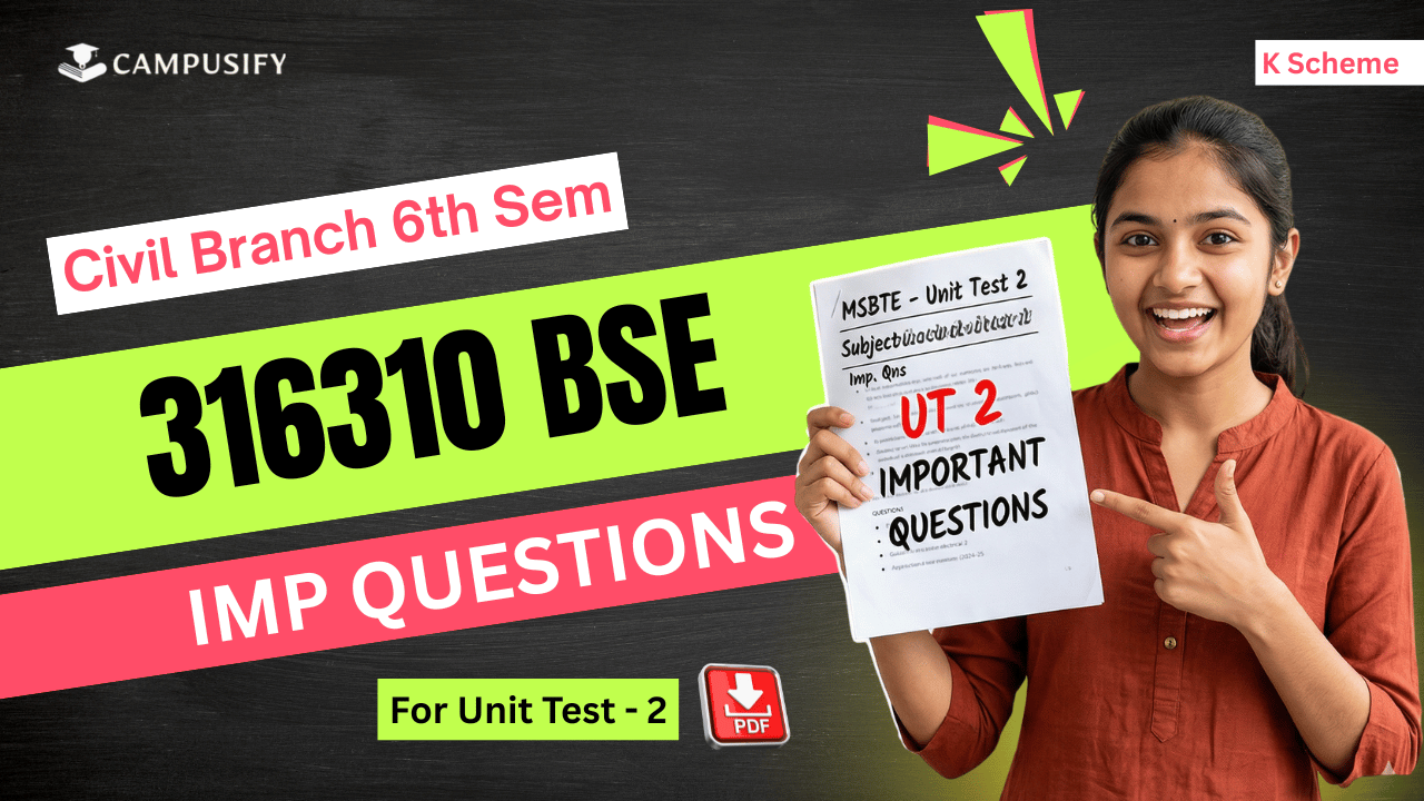 BSE Unit Test 2 IMP Questions Bank MSBTE