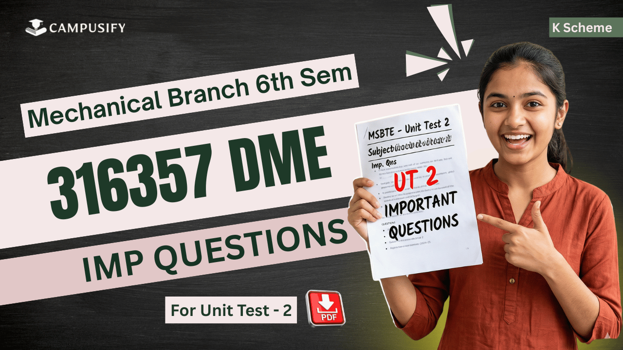 DME Unit Test 2 IMP Questions Bank MSBTE