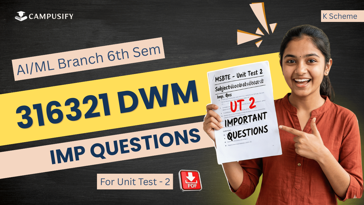DWM Unit Test 2 IMP Questions Bank MSBTE