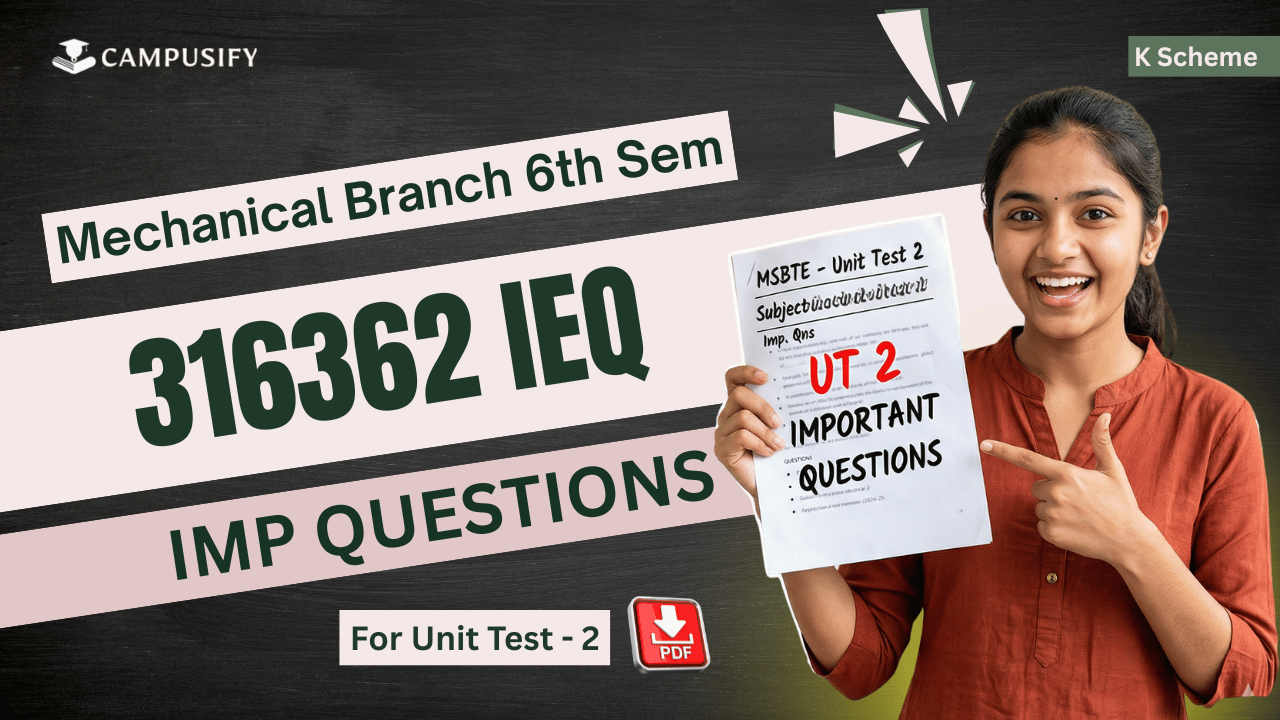 IEQ Unit Test 2 IMP Questions Bank MSBTE