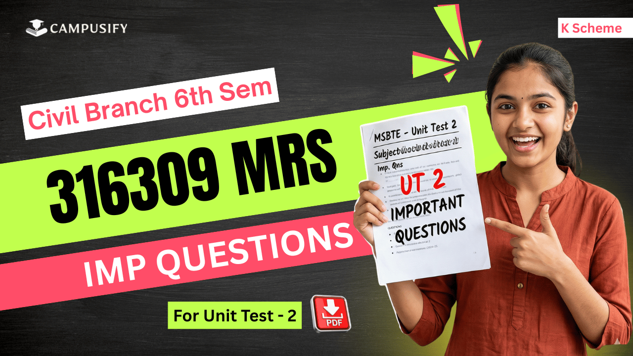 MRS Unit Test 2 IMP Questions Bank MSBTE