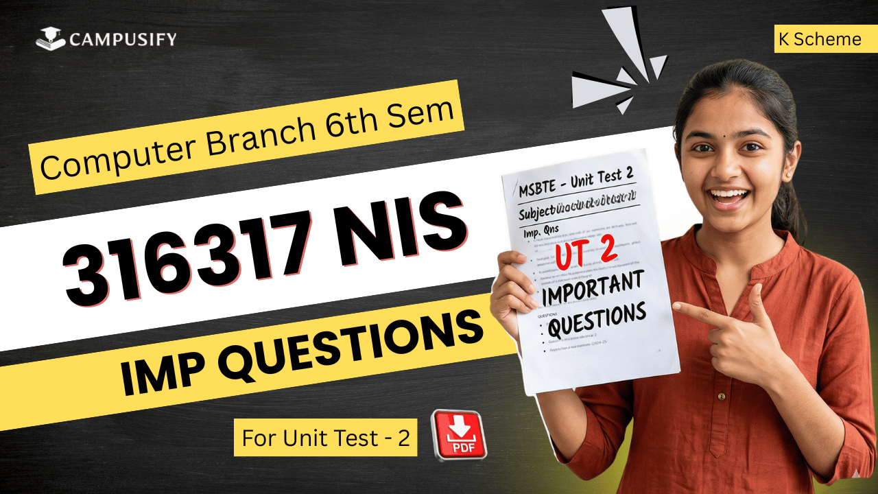 NIS Unit Test 2 IMP Questions Bank MSBTE