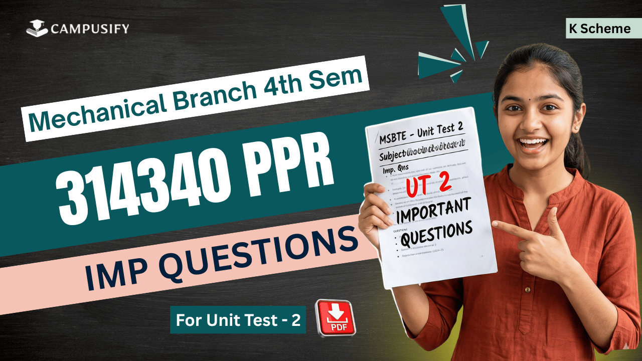 PPR Unit Test 2 IMP Questions Bank MSBTE