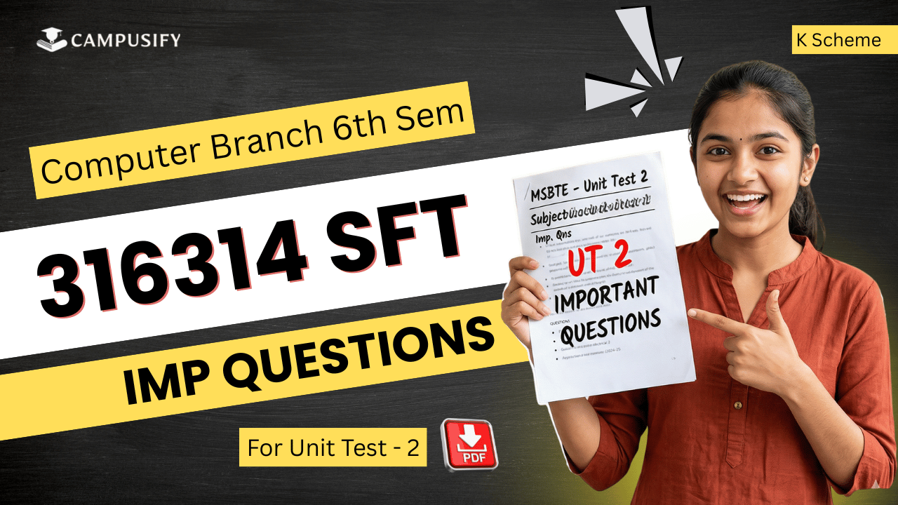 SFT Unit Test 2 IMP Questions Bank MSBTE