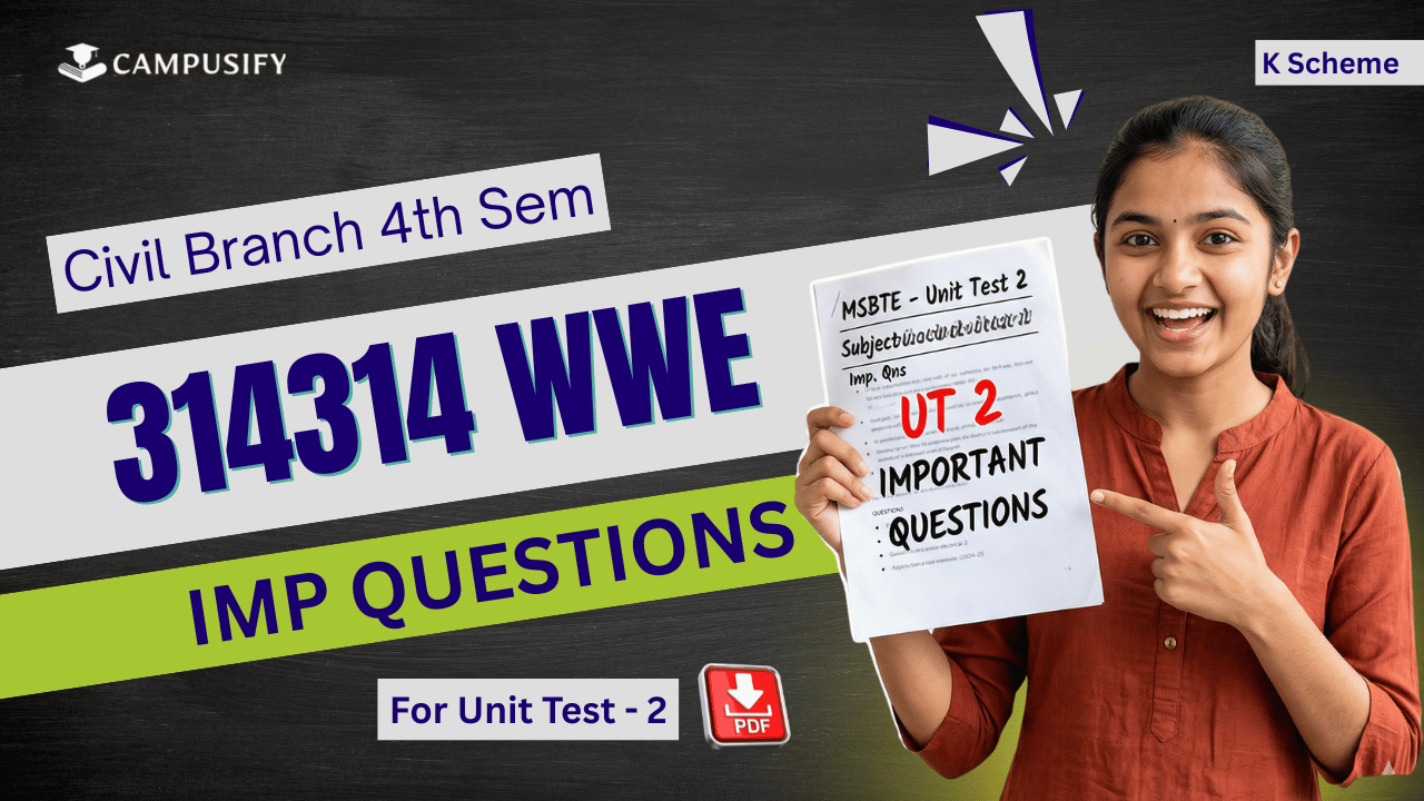 WWE Unit Test 2 IMP Questions Bank MSBTE