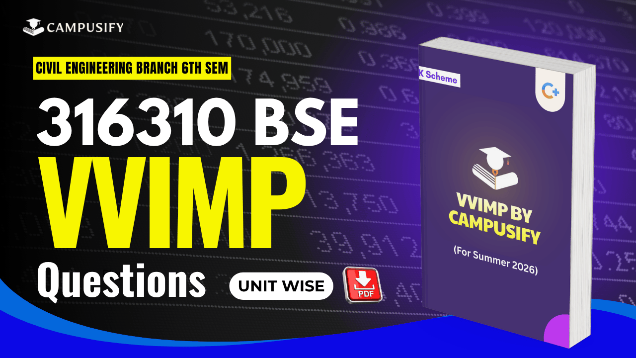 MSBTE BSE Most Important Questions 316310