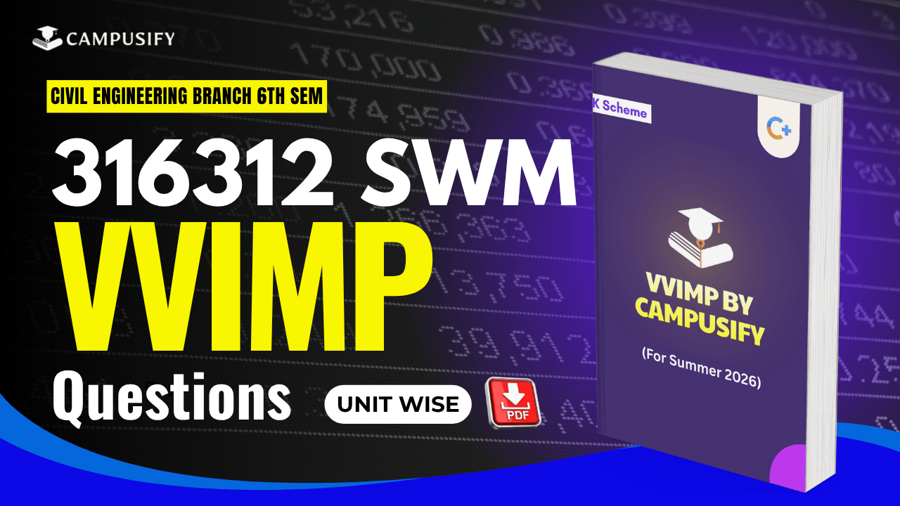 MSBTE SWM Most Important Questions 316312