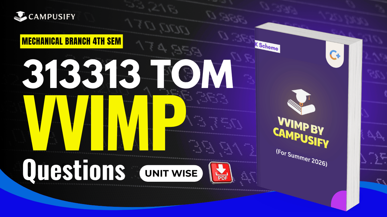 TOM Most imp Questions for summer 2026 exams