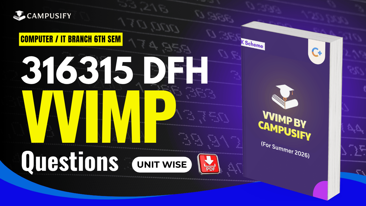 MSBTE DFH Most Important Questions 316315