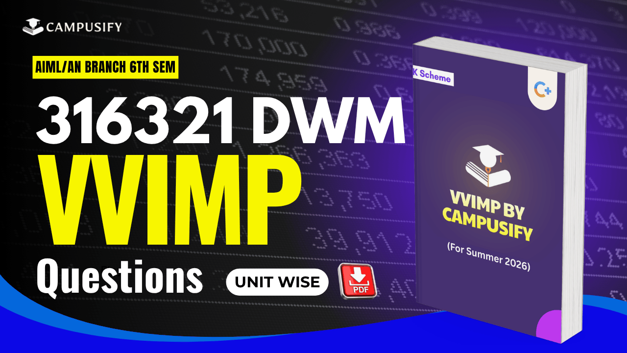 MSBTE DWM Most Important Questions 316321